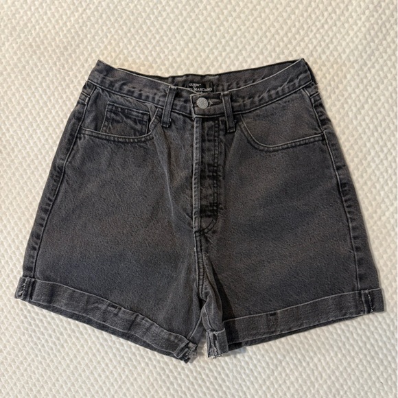 Guess by Marciano Pants - Vintage Guess Jean Shorts - Black Wash